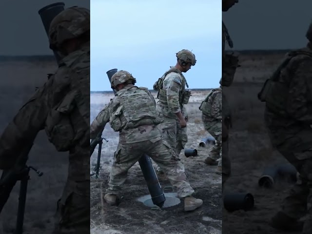 Mortar Training #shorts  #militarychannel #militarypower #army