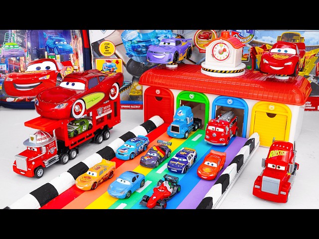 Disney Pixar Cars Unboxing Review | Mattel Disney Cars Lightning McQueen & Tayo the Little Bus
