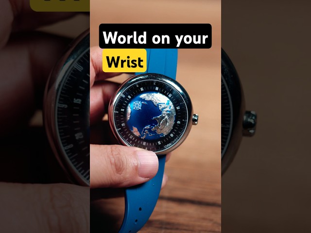 Unique watch CIGA design blue planet II - A Timepiece That Tells More Than Time