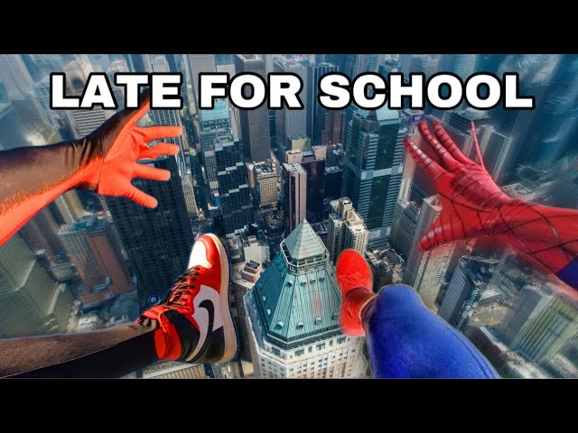 Miles & Peter Late for School POV!