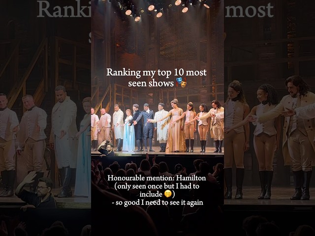 Top 10 Musicals I Keep Rewatching 🫣