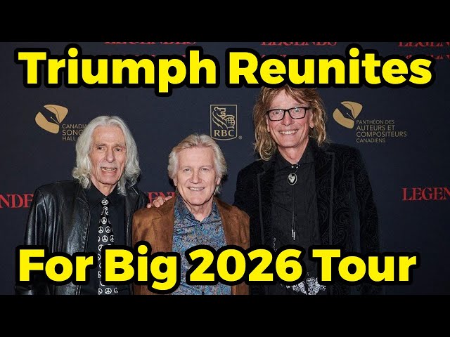 Triumph Reunites and Announce Big 2026 Tour