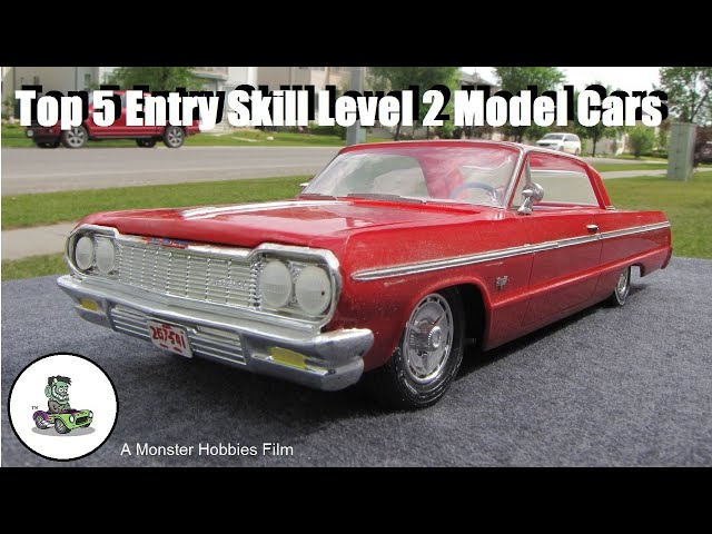 What Are The Top 5 Best Skill Level 2 Plastic Model Car Kits At The Entry Level For Model Builders?