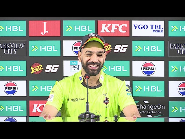 Haris Rauf Press Conference | Lahore Qalandars VS Hyderabad Kingsmen | Match 1 | HBL PSL 11 | MZB1K