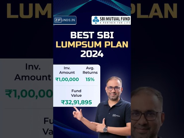 Best SBI Mutual Fund for Lumpsum Investment 2024 #stockmarket #trading #investment #mutualfund #yt