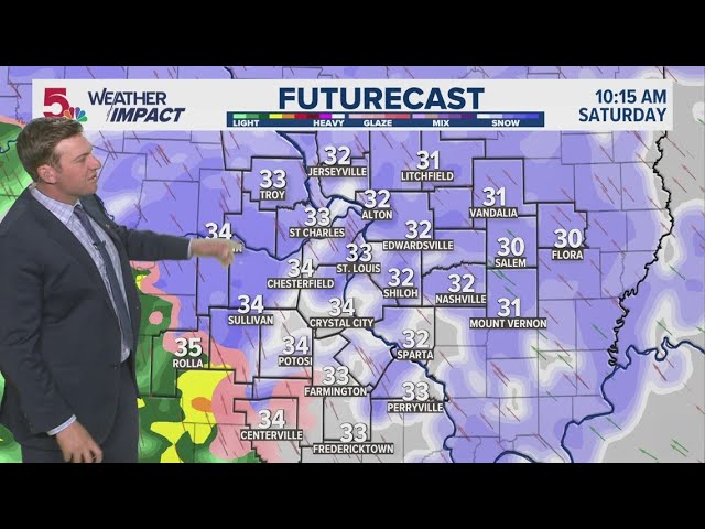 St. Louis forecast: The timing and expected severity of Saturday's weekend weather