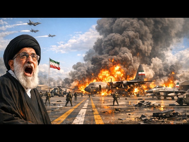 7 minutes ago! Iran is crying, Iranian military bases are turning into seas of fire - Arma 3