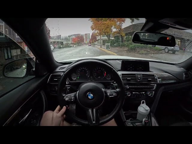 POV DRIVE IN THE RAIN | BMW F82 M4 (4K)