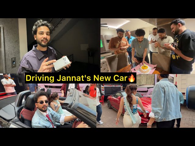 Driving Jannat's New Sportscar😍