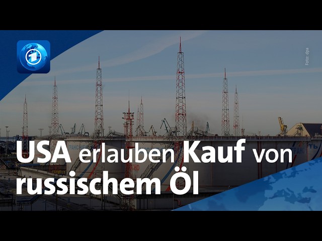 🌍 tagesschau24 Top Story, March 13, 2026 | USA allows purchase of Russian oil again