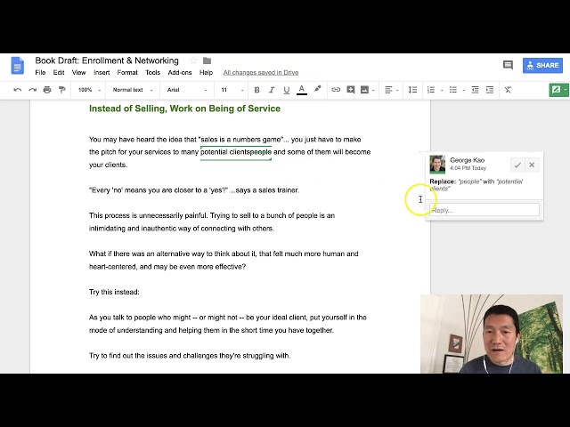 How to comment on a Google Doc or make suggested edits