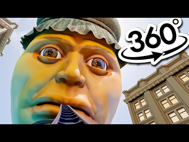 🎢 360° VR Roller Coaster: Tung Tung Tung Sahur x Ballerina Capuchina Ride Experience!