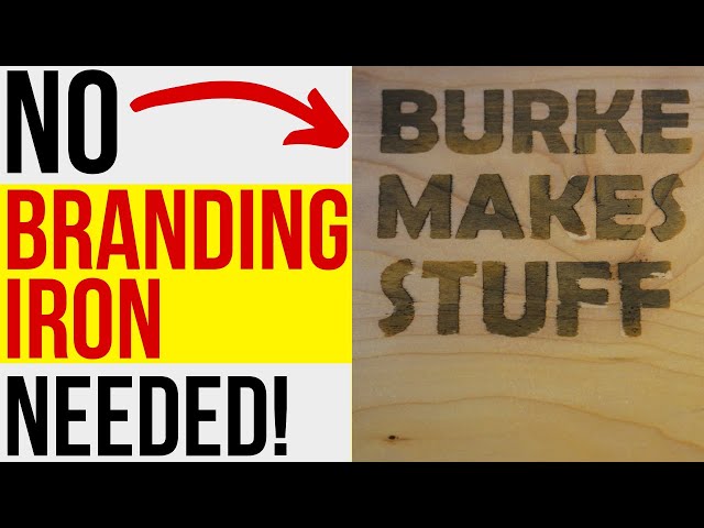 Wood Burning with Ammonium Chloride / No Wood Burning Tools Needed!