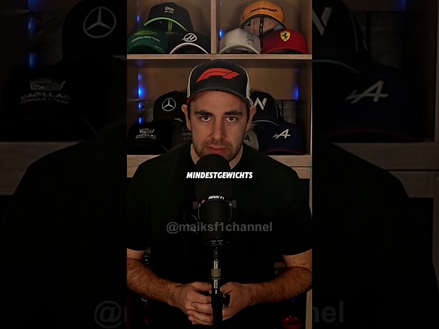 🏎 Approximate vehicle weights for the 2026 season #Shorts