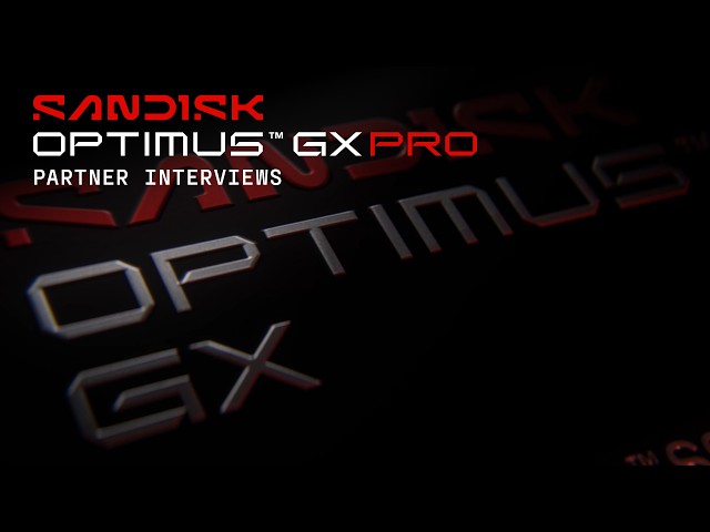 Remembering WD_BLACK with our Sandisk Optimus Partners