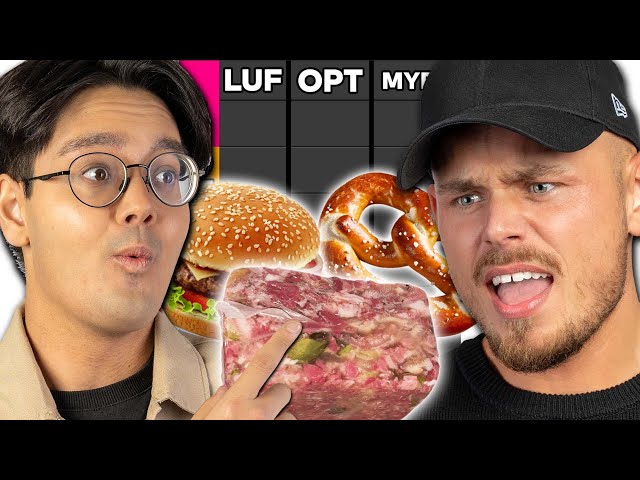 GERMAN FOOD BLIND RANKING