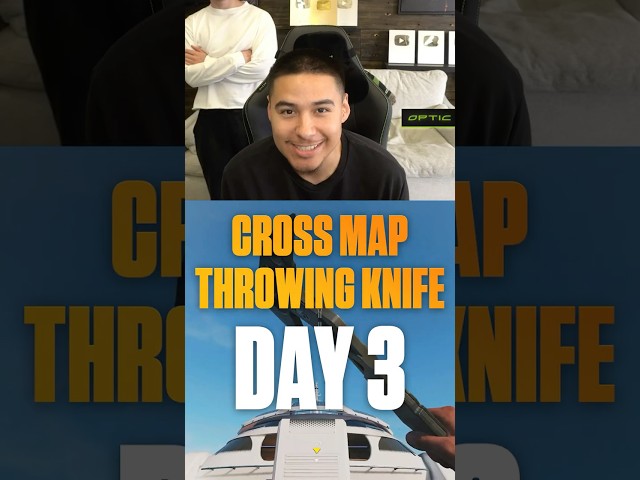 Day 3 of Throwing a Cross Map Throwing Knife Everyday Until it Hits