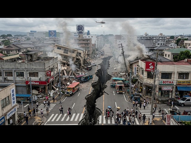 Philippines Hit by Powerful Earthquake! 5.4 Quake in Cebu City, Panic in the Streets