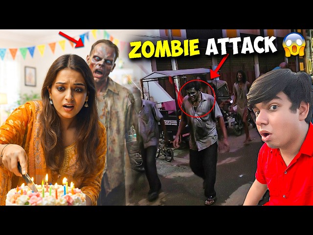 Birthday Pr Ladki Pr Zombie Ne Attack Kr diya 😱 Colony Me Aagye Zombies
