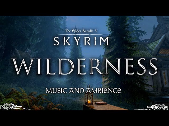 The Wilderness of Skyrim | Peaceful Music & Ambience from Skyrim's Unique Biomes | 4K | 3Hours