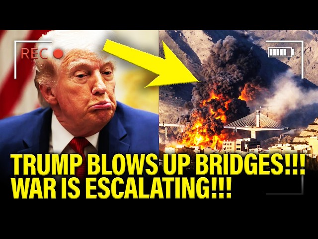 Trump PANICS and BLOWS UP BRIDGES AND MEDIATOR in WAR!!!