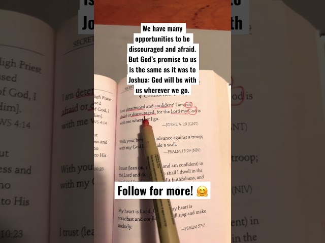 Be Strong and Courageous 🔥 #bible #scripture #shorts #god #strong #confident #determination