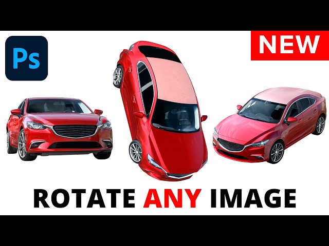 Photoshop's NEW Rotate Object: Place ANYTHING in ANY Scene!