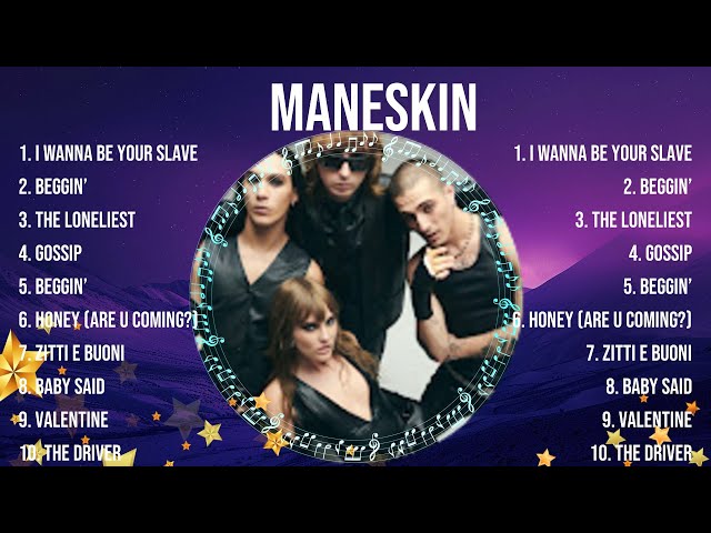 The best of  Maneskin full album 2024 ~ Top Artists To Listen 2024