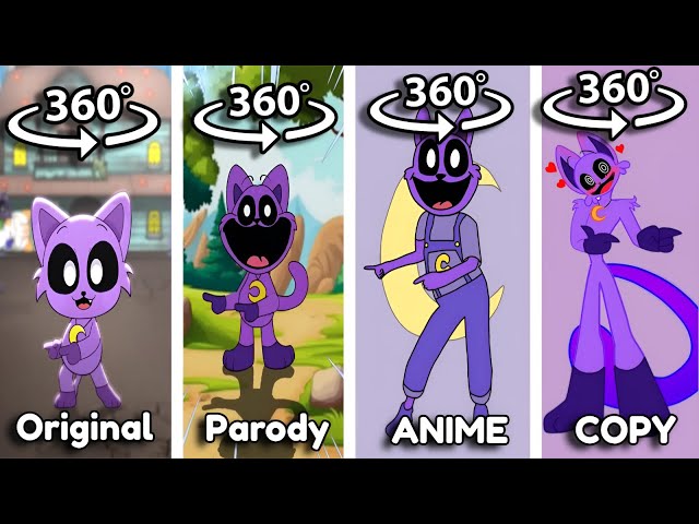 360° VR CATNAP POKEDANCE Original vs Parody vs Copy №124 #360 #360vr