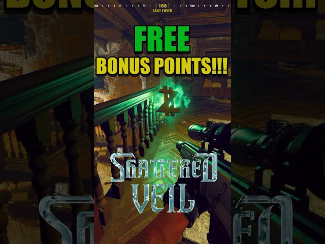 Secret BONUS POINTS in Shattered Veil! Black Ops 6 Zombies #bo6zombies #bo6 #zombieseasteregg