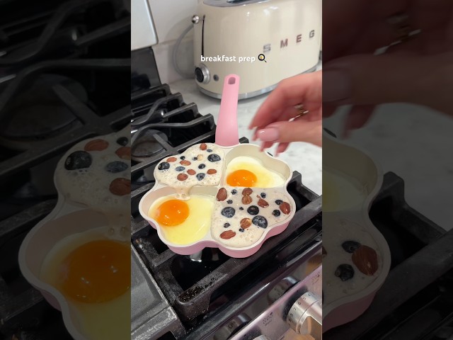 Prep my breakfast with me 🍳 #breakfast #recipe #cooking #asmrsounds #shorts