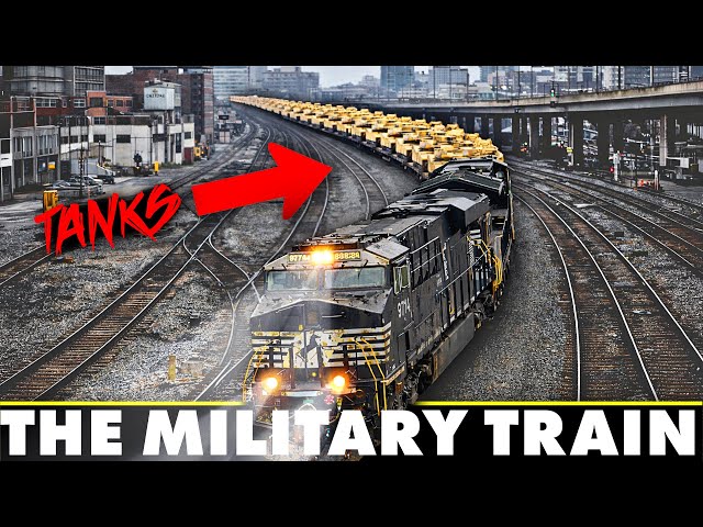 Why Military Tanks are Secretly Move by Train