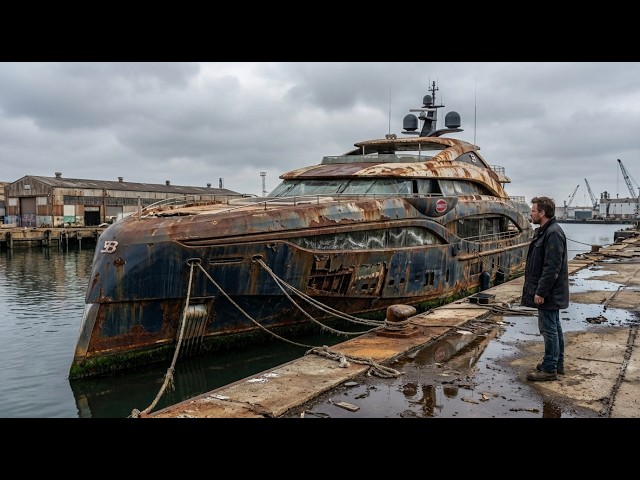 I Bought a $750M Abandoned Bugatti Super Mega Yacht for $25,000 and Restored It