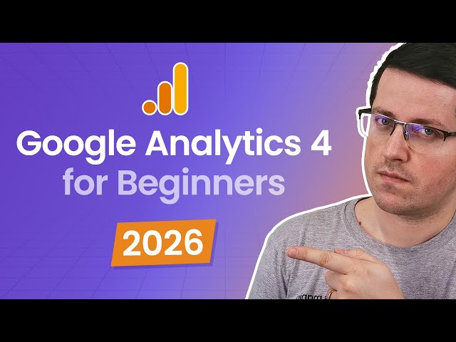 Google Analytics 4 tutorial for beginners (2026 update) || GA4 tutorial for beginners || GA4 course