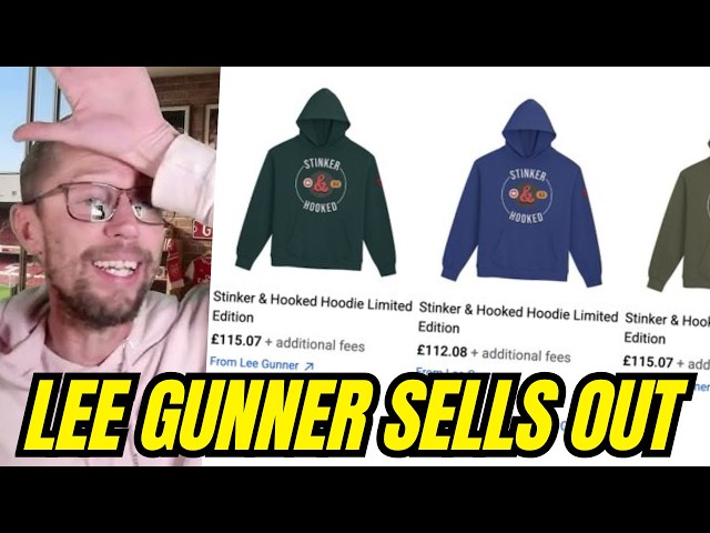 LEE GUNNER IS A HYPOCRITE & IS SELLING OUT HIS SUBS FOR £115 HOODIES