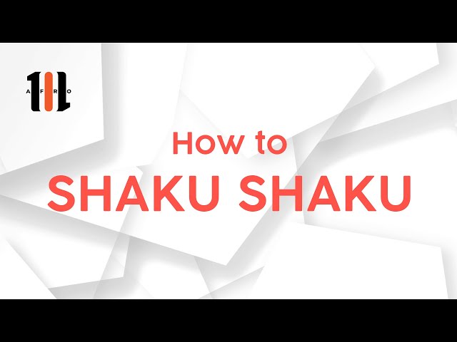 How to SHAKU SHAKU - Quick dance tutorial by Afro 101
