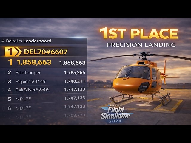 1st Place Belayim Precision Landing | MFS2024
