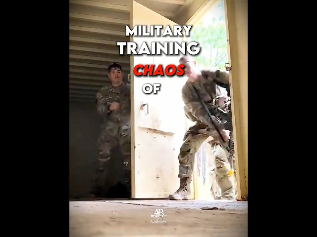 Military training chaos of the world!💪