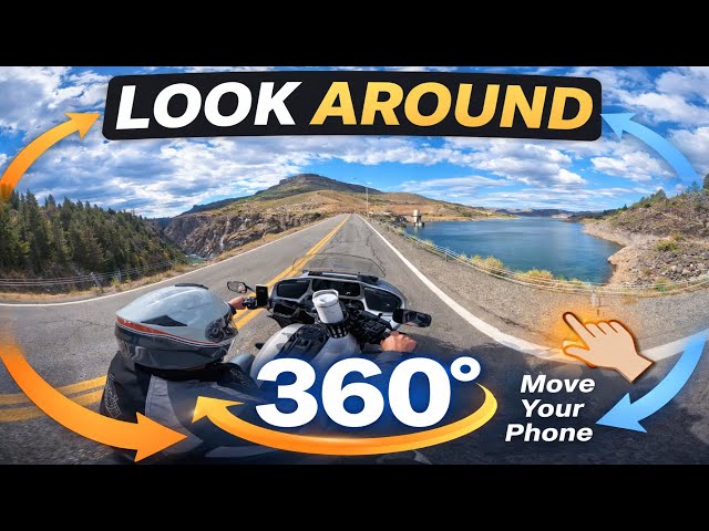 Riding to Blue Mesa Dam in 360 Degrees is Absolutely Insane