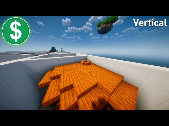 Minecraft Parkour Gameplay No Copyright (Vertical)