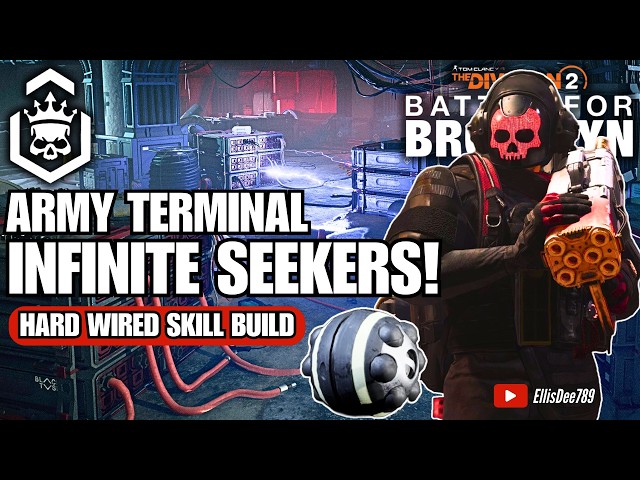 Escalation Army Terminal | INFINITE Cluster Seeker Mine Skill Build - The Division 2