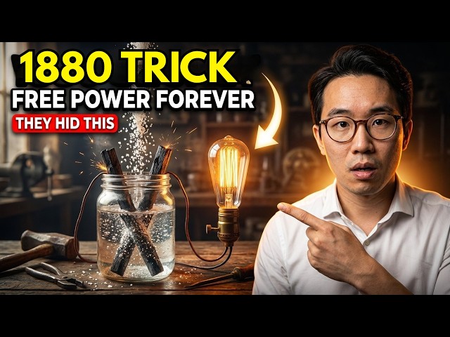 SALT + CHARCOAL  = INFINITE BATTERY — 1880 TRICK THEY HID