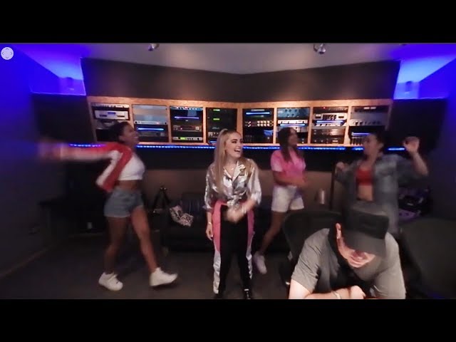 BTS with Meg Donnelly on Bust a Left (in VR 360)