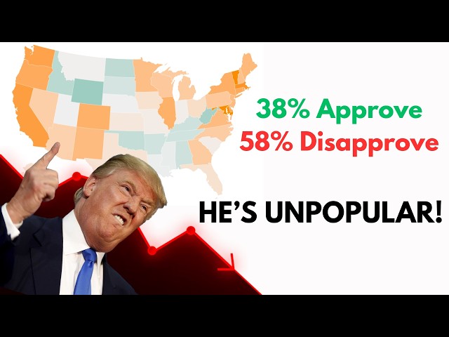 2028 Election Map Based Off Trump's RECORD LOW Approval Rating