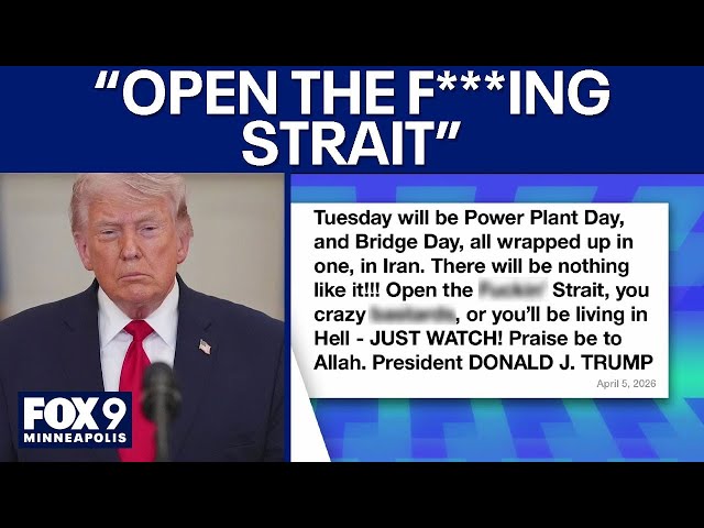 Trump's new Iran ultimatum: Open Strait of Hormuz or face attacks