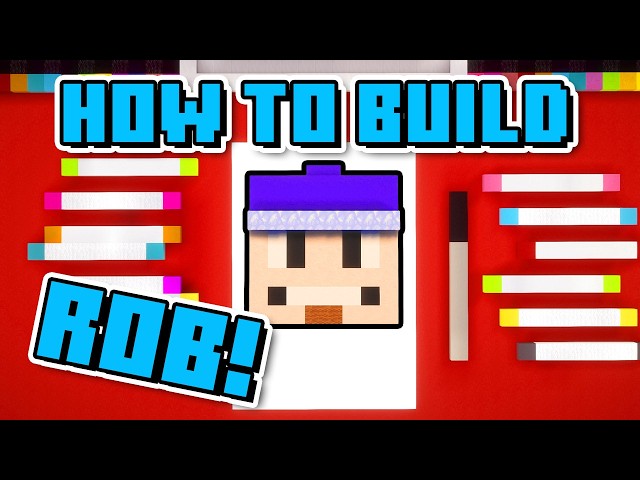 How To Build Rob From Art For Kids Hub - Minecraft Art