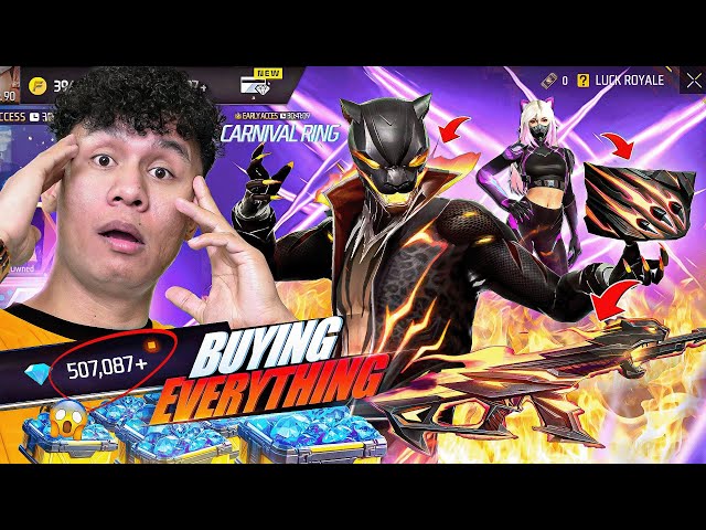 Buying Everything From Free Fire Store 😱 Black Panther Update - Tonde Gamer