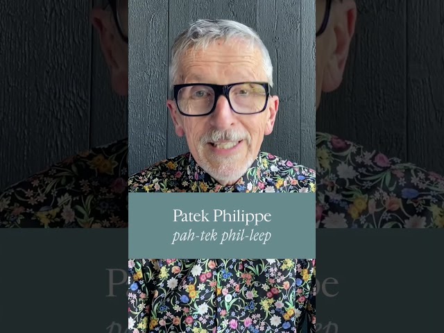 How to Pronounce Tag Heuer, Audemars Piguet, Patek Philippe and More with Simon Doonan #watches