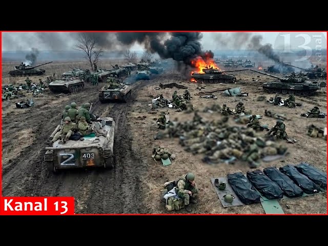 Russia suffers heavy losses in personnel and equipment despite intensified attacks along frontline