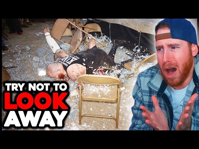 I CAN'T WATCH THIS!!! - Pro Wrestling TRY NOT TO LOOK AWAY Or WINCE Challenge 17